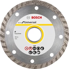 Bosch ECO for Universal Turbo gyémánt vágótárcsa sarokcsiszolóhoz, 115mm, 10db