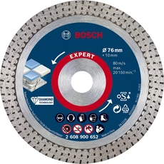Bosch Expert Hard Ceramic gyémánt vágótárcsa a GWS 12V-76 sarokcsiszolóhoz, 76mm