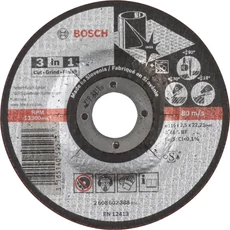 Bosch 3 az 1-ben vágótárcsa inoxra, sarokcsiszolókhoz, hajlított, 125x2.5mm