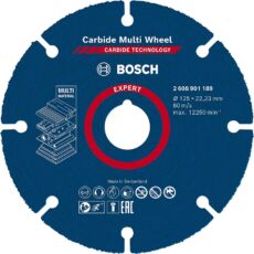 Bosch Expert Carbide Multi Wheel vágótárcsa sarokcsiszolókhoz, 125mm