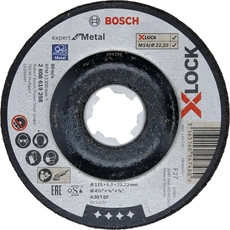 Bosch Expert for Metal X-LOCK csiszolótárcsa sarokcsiszolóhoz, 125x6mm