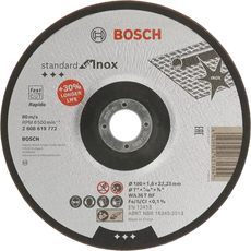 Bosch Standard for Inox vágótárcsa sarokcsiszolókhoz, hajlított, 230x1.9mm