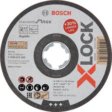 Bosch Standard for Inox X-LOCK vágótárcsa sarokcsiszolóhoz, 125x1.6mm, 10db