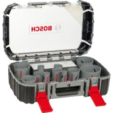 Bosch HSS-Bimetál Standard körkivágó készlet, 22-68+76mm, 17 részes