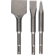 Bosch rövid szárú vésőkészlet, SDS Plus, 14cm, 3db