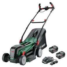 Bosch UniversalRotak 2x18V-37-550 akkus fűnyíró, 18V, 37cm (2x4Ah akku és töltő)