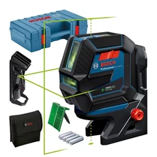 Bosch GCL 2-50 G kombinált lézeres szintező kofferben, zöld, 15m