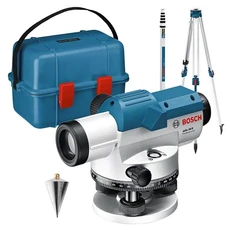 Bosch GOL 26 D optikai szintező állvánnyal és mérőléccel, 100m