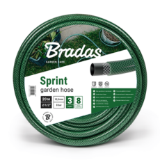Bradas Sprint 3 rétegű locsolótömlő, zöld 25m, 3/4&quot;