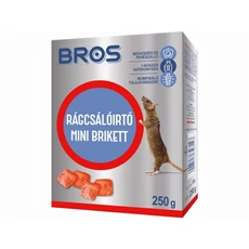 Bros rágcsálóirtó mini brikett, 250g