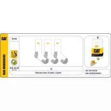 Caterpillar DY169 munkavédelmi zokni, 46-50, 3db