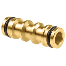 Cellfast Brass tömlő összekötő, kétutas, 1/2", 3/4"