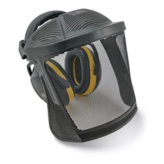 Cerva Ear Defender 2H fültok, rozsdamentes acél hálós arcvédővel
