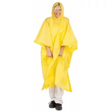 Cerva Poncho esőkabát kapucnival, PVC, 240x125 cm, sárga