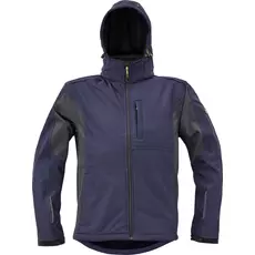 Cerva Dayboro softshell dzseki levehető kapucnival, kék-szürke, S
