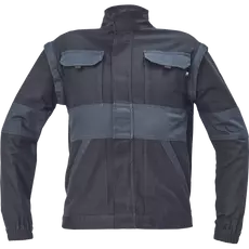 Cerva Max kabát, pamut, fekete-szürke, 44