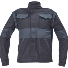 Cerva Max kabát, pamut, fekete-szürke, 54