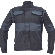 Cerva Max kabát, pamut, fekete-szürke, 68