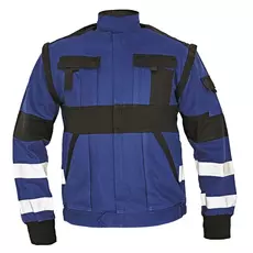 Cerva Max Reflex kabát, pamut, kék-fekete, 44