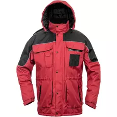 Cerva Ultimo kabát, meleg béléssel, fekete-piros, M