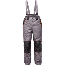 Cerva Cremorne téli kantáros munkavédelmi nadrág, szürke, 4XL