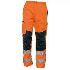 Cerva Ticino láthatósági nadrág, vízálló és szélálló, narancssárga-fekete, L