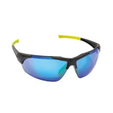 Cerva Halton védőszemüveg, karcálló, napfényszűrős, tükrös-kék