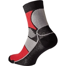 Cerva Knoxfield Basic zokni, fekete-piros, 39-40