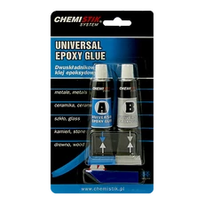 Chemistik gyorskötő, univerzális epoxy ragasztó, kétkomponensű, 2x20g