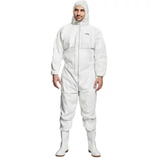 Chemsafe C1 overall kapucnival, antisztatikus, radioaktív anyagnak ellenálló, fehér, 2XL Chemsafe C1 overall kapucnival, antisztatikus, radioaktív anyagnak ellenálló, fehér, 2XL