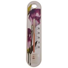 Chomik hőmérő, kültéri, virágos, 19x4.2cm, -11-+52C°