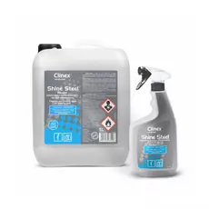 Clinex Shine Steel rozsdamentes fémfelület tisztító és ápolószer, 650ml