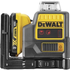 DeWalt DCE0811D1R XR akkus lézer, 10.8V, 50m (1db 2.0Ah akkuval és töltővel)