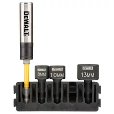 DeWalt DT70826 ToughCase rövid bitkészlet behúzó fejjel, Torsion bittartó, 8-13mm