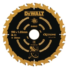 DeWalt DT10304 Extreme körfűrészlap, 24 fog, 190mm