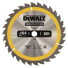 DeWalt DT1940 ipari körfűrészlap, 30 fog, 184mm