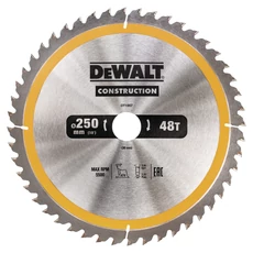 DeWalt DT1957 fűrészlap, 48 fog, 250mm