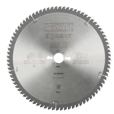 DeWalt DT4283 Extreme körfűrészlap, 80 fog, 305mm