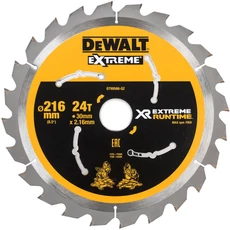 DeWalt DT99568 körfűrészlap, 24 fog, 216mm