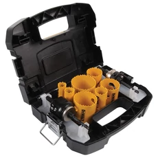 DeWalt Extrem körkivágó, HSS, bimetál, vízszerelő, 19-57mm,11db-os