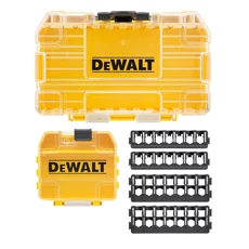 DeWalt DT70801 kis ToughCase tároló, bittartóval, tárolóhellyel