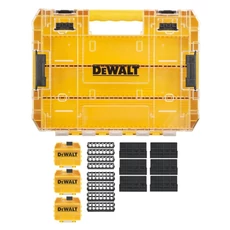 DeWalt DT70804 nagy ToughCase tároló, bittartóval, tárolóhellyel, elválasztóval