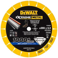 DeWalt Extreme Vágókorong fémekhez, 355x25.4x3.3mm