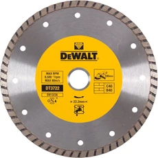 DeWalt DT3722 gyémántszemcsés vágótárcsa, 180mm