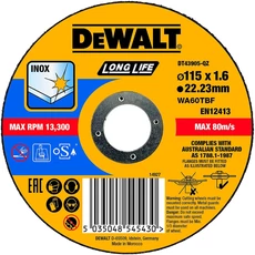 DeWalt DT43905 vágótárcsa, 115mm DeWalt DT43905 vágótárcsa, 115mm