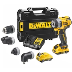 DeWalt DCD703L2T Akkus Multi csavarozógép, 250W, 2x3Ah akkuval és töltővel