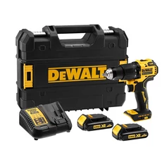 DeWalt DCD709S2T XR akkus ütvefúró, 18V, 1/2", 65Nm (2db 1.5Ah akkuval és töltővel)