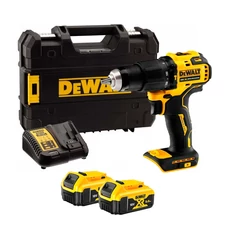 DeWalt DCD709P2T XR akkus ütvefúró-csavarozó 18V, 360W, 65Nm (2db 5Ah akkuval és töltővel)