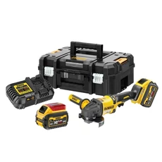 DeWalt DCG418X2 akkus sarokcsiszoló, 54V, 125mm (2db 9.0Ah akkuval és töltővel)