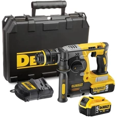 DeWalt DCH273P2 XR akkus fúrókalapács, SDS-Plus, 18V, 2.1J (2db 5.0Ah akkuval és töltővel)